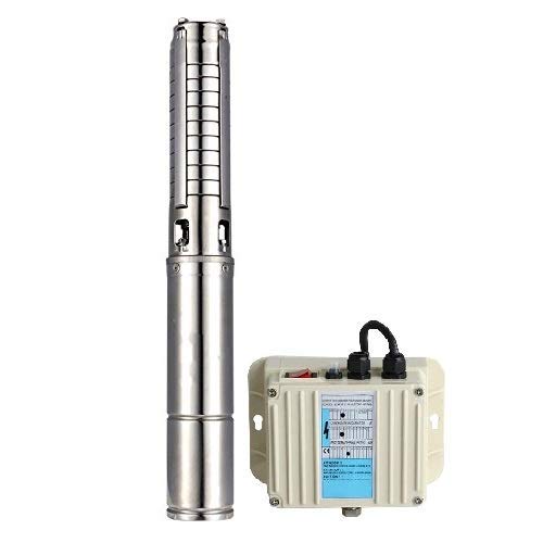 Schraiberpump 4" Submersible Deep Well Pump Stainless Steel Impellers - 3Hp - 708 Ft - 21 Gpm - 230V - Model 4S3232M - 100% Copper Winding - Includes Wire Splice Kit #TOP2