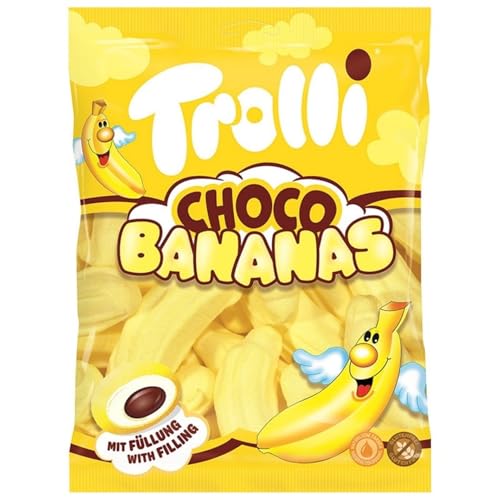 Trolli トローリ マシュマロ グミ チョコバナナ 150g Trolli トローリ マシュマロ グミ チョコバナナ 150g