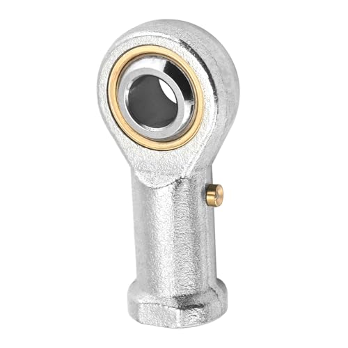 Bztoolbox 2Pcs PHSB6L Rod End Bearings, 3/8 Inch Bore Pre-Lubricated Bearings, 3/8-24 Female Thread Left Hand