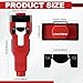 Vivasself Door Latch Mortise Tool Installation Kit Precision Scoring Chiseling Fits for 1-3/4'' or 1-3/8'' Thick Wooden Door, Clean Accurate Cuts for Latch Installation Professional Use(Red)