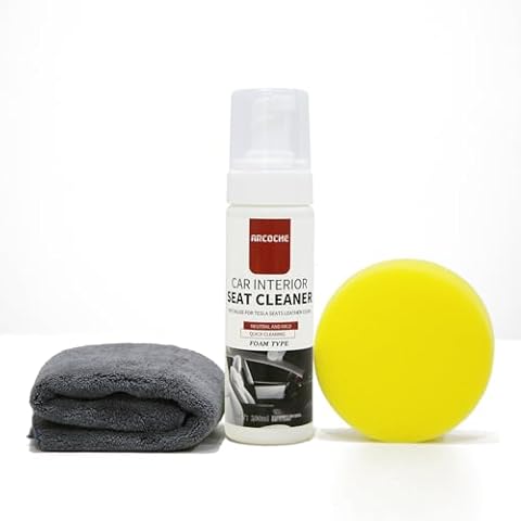 Arcoche Seat Cleaner for Tesla Interior & Leather Seat Maintainer Accessories for Model Y 3 S X Door Dashboard Console Cleaning Kit Cover