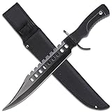 Snake Eye Tactical 16' Full Tang Survival Rambo Fixed Blade Hunting Knife Machete Bowie w/Survival...