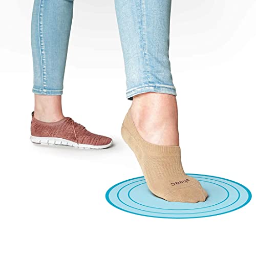 SHEEC Girls Non-Slip No Show Loafer Socks – Reinforced Seamless Toe, Soft Modal, Active SoleHugger 6/8 Pairs, 2 Styles(Y2-Y3)4