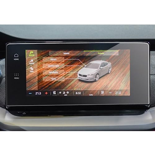 Protecteur d'écran PET 10" Skoda Octavia MK4 : film de protection anti-rayures pour votre radio
