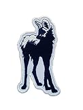 Maned Wolf Embroidered Iron-On Patch
