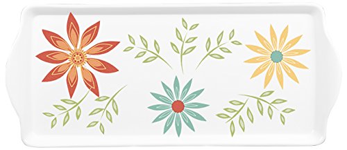 Corelle Coordinates by Reston Lloyd Melamine Tidbit Serving Tray, Happy Days