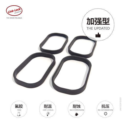 Image of Link-Lock Intake Manifold Gasket Set 11612297462 for BMW N20 Engine 1 Series 3 Series 5Series X1 X3 X4 X5 X6 Z4 F15 F16 F25 F35 F10 F20 F34 520i525i528i320i325i120i 11612212759