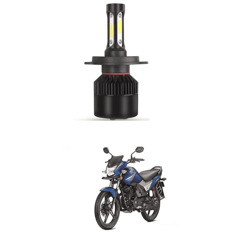 LOVMOTO Universal Bike LED Headlight Bulb Replacement H4 LED Headlight Fog Lamp Projector Lens 4 COB/LED Motorbike Fog Light, Dash Light Comfortable With CB Shi-ne Sp-picture-19