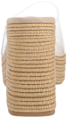 Dolce Vita Women's Transparent Vinyl & Raffia Heel Sandal3