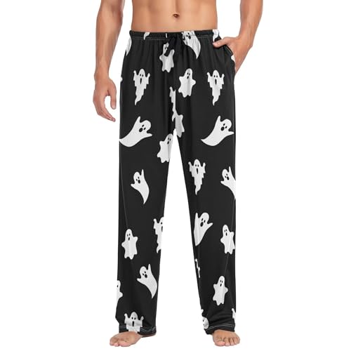 Pumkin Halloween Mens Pajama Pants Funny Men Pajamas Bottoms Lounge Pants With Pockets3