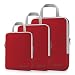 Set of 3 Gonex Packing Cubes, Clothing Compression Cube Extensible Storage Bags Organizers(Red)