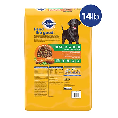 Pedigree-Healthy-Weight-Adult-Dry-Dog-Food-Roasted-Chicken-Vegetable-Flavor-Dog-Kibble-14-lb-Bag