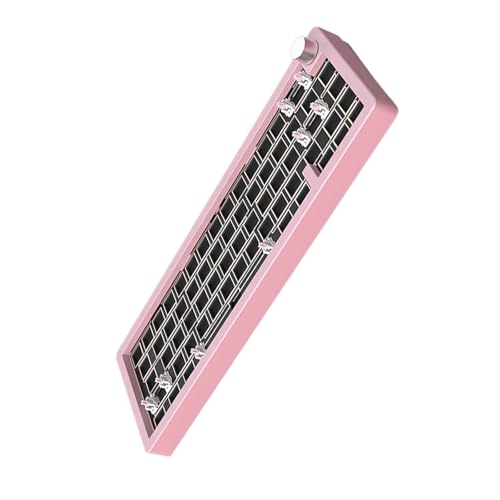 MHADBKH 60% Base Teclado Mecánico Cable con Iluminación LED Personalizable para Mejorar Teclado Juegos PC Experiencia En Juego