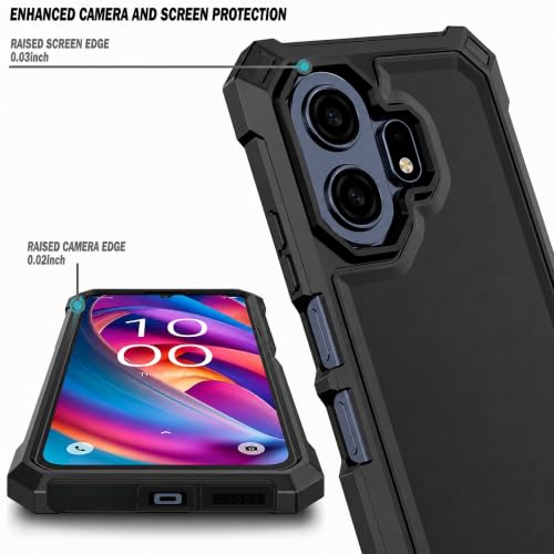 WDHD for TCL NXTPAPER 70 Pro Case, Shockproof Cover, Black by WDHD - Used condition - Image 2
