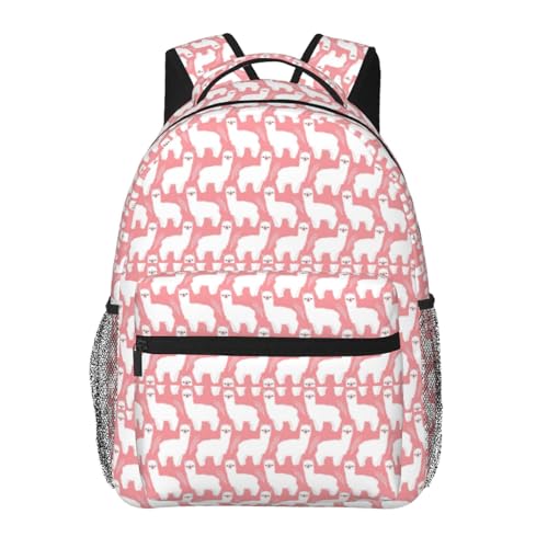 Mochila de llama ligera unisex para organizar el trabajo diario y viajes