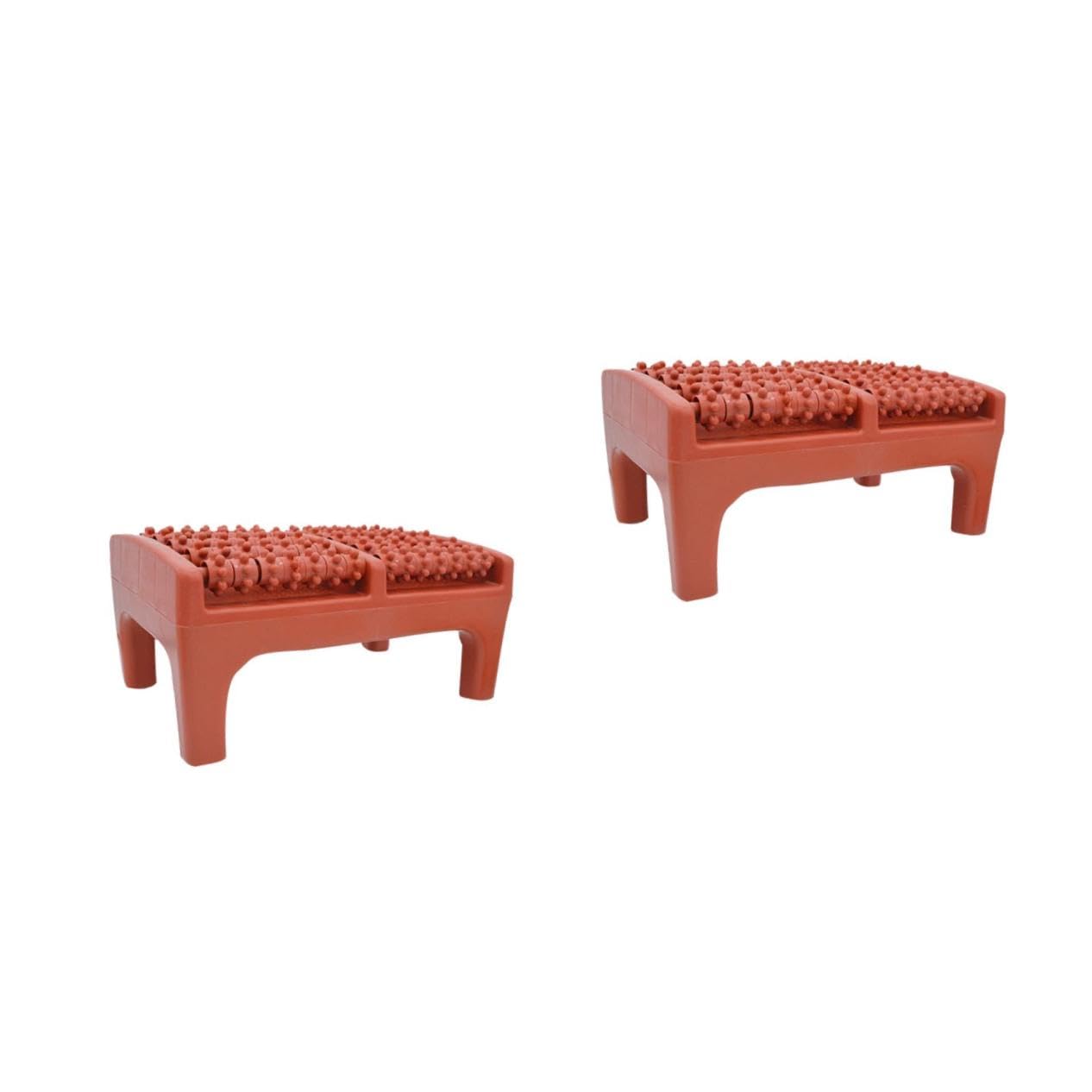 2 Stück Fußmassageroller mit Ergonomischem Design Praktischer Massagehocker für Fußreflexzonen Fördert die Durchblutung und Lindert Muskelverspannungen für Zuhause