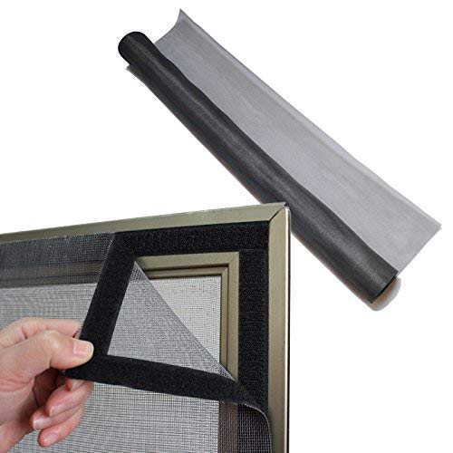 Your s Shopekart Mosquito Mesh for Windows 120 GSM Fiber Glass Mesh 2 x 4 feet or 23 X 47 Inches (60 CM/120 cm) Grey Colour