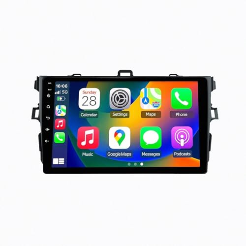 Carplay para Toyota Corolla 2006-2011: pantalla táctil inalámbrica de 4 núcleos