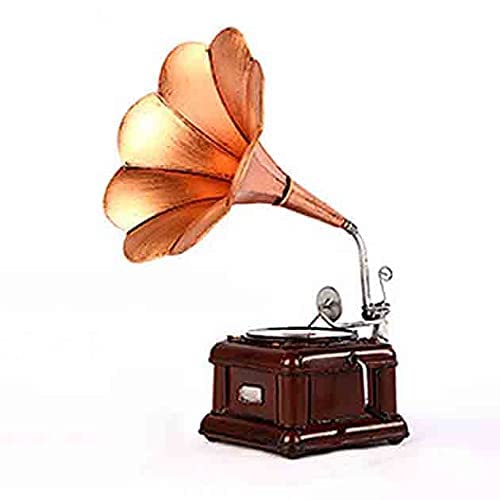 Grammofono retrò Classico, Giradischi Vintage, grammofono Antico, Kit Modello Artigianale, grammofono Antico, Decorazione per la casa, Il miglior Regalo per Bambini