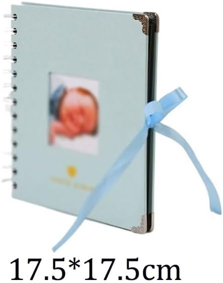 Travel Growth Commemorative Book ﻿ Handmade Album Paper Baby Album Corner Guard Commemorative Album Applicable to Photos, Receipts, Star Cards, etc(Natural)