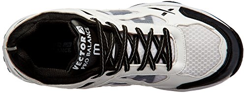 Image of Vector X Bouncer 2.0 Cricket Shoes for Men's - Fast Strap Sporty Synthetic Upper & Mesh | PVC Sole Stud, Lightweight, Comfort & Durability Shoe for All-Round Performance