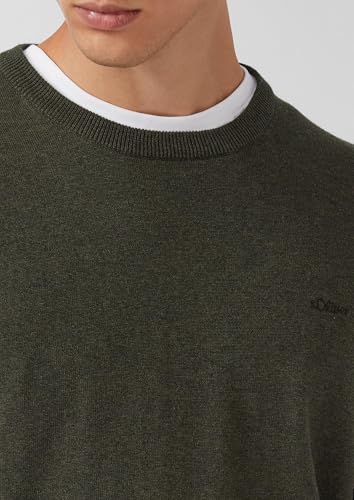 Pull avec logo s.Oliver homme ne pique pas coupe ajustée confortable