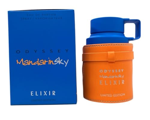 Odyssey Mandarin Sky Elixir, Eau de Parfum, Edición Limitada, 100 ml, Fragancia Fresca y Amaderada