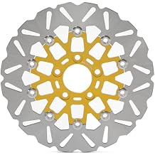 TOFR 11.8" Floating Rear Brake Rotor Disc for Harley Touring Road Glide Road King 08-20 Electra Glide 08-12 Street Glide 08-21 Gold