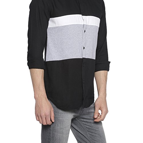 Image of CAHOOT Men Mandarin Collar Casual Shirt