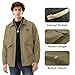 PENRTAIR Women's Men's Shirt Jacket Fashion Lightweight Waterproof Windbreaker Spring Fall Casual Jackets