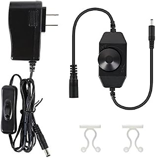 Albrillo Dimmer Switch and Power Adapter 12V 1A, for Under Cabinet Lighting Accessories
