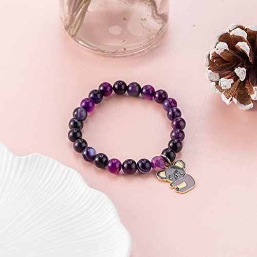 Image of PARTNER Koala Lover Gift Koala Spirit Animal Gift Koala Bracelet Koala Charm Jewelry Inspiration Gift for Friend