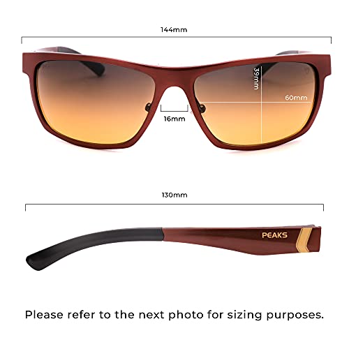 Non-Polarized Driving Sunglasses AM1 - Dual-Zone Lens Technology3