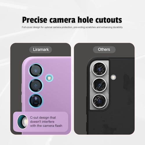 Image of LIRAMARK Liquid Silicone Soft Back Cover Case for Samsung Galaxy S25 Plus / S25+ 5G (Lavender)