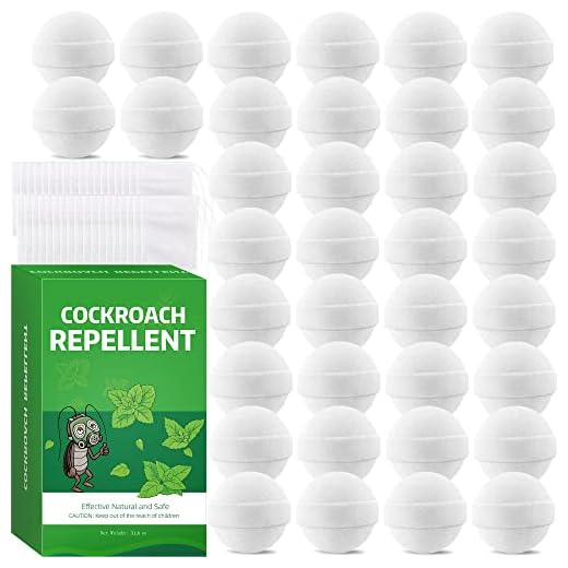 36 Pack Roach Repellent Peppermint Oil to Keep Cockroach Away from House, Powerful Cockroach Repellent, Roach Spider Ant Mouse Repellent for Home Kitchen Office Hotel Garage Car, Safe for Humans