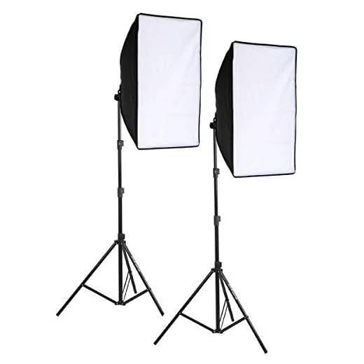 Kit 2 Softbox 50x70 Bivolt + Tripé