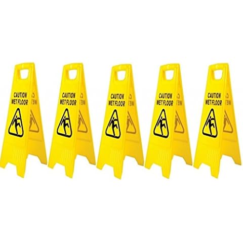 High-Visibility Yellow Wet Floor Signs Pack Cover