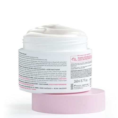 Teaology Green Tea Glycolic Body Cream crema idratante corpo effetto lisciante 260 ml - 2