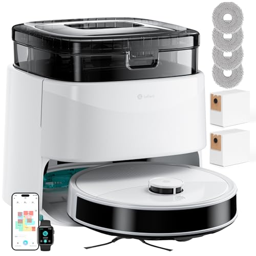 Lefant M3 Saugroboter mit Wischfunktion 12000Pa 45°C Heißwasser-Moppwäsche – Ansicht 1