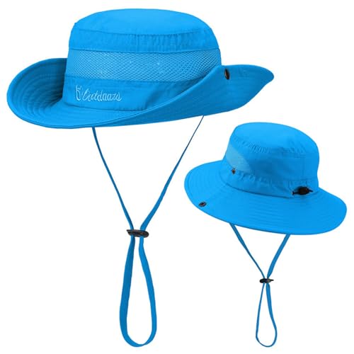 UncleS Foldable Children's Sun Hat with UPF 50 Prevent Adjustable Chin Cord Fishing for Children Outdoor Adventures Accessories Toddler Sun3