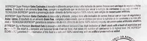 Ração Hercosul Biofresh para Gatos Castrados, Sabor Salmão 7,5kg