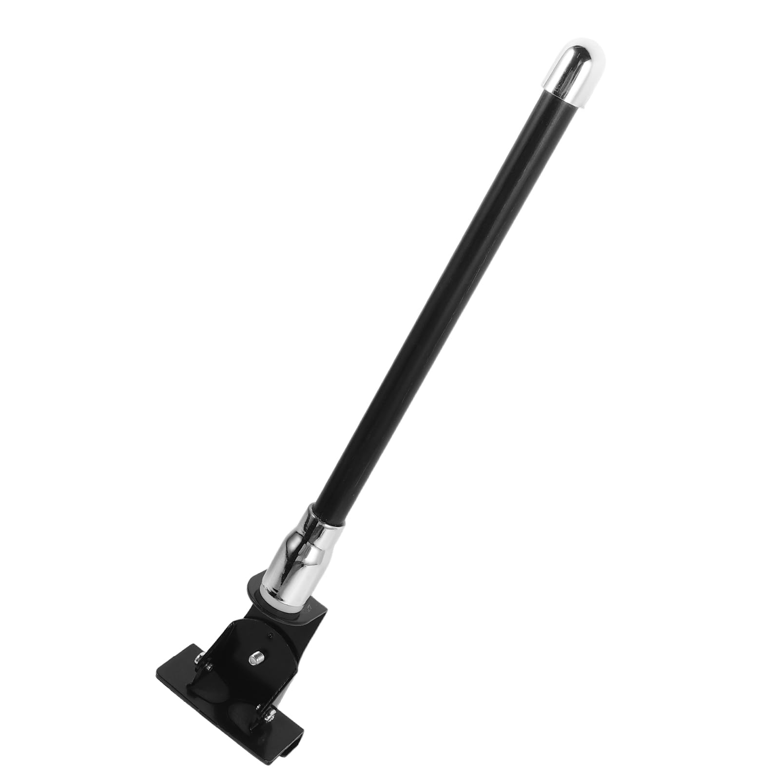 Antena de Automóvil de Repuesto 36 Cm Metálica Negra para Techo, Adorno Decorativo Resistente Corrosión, Compatible Camionetas, SUV y Motocicletas, Accesorio para Radio FM Am