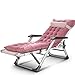 FGDSA Składany leżak krzesło krzesło leżanka poduszka podróż wakacje regulowane oparcie do leżenia (kolor: A)