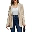 Beige-hip Length