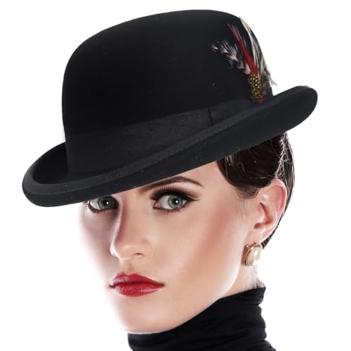 Chapeau fedora en laine de qualité supérieure finitions derby traditionnel