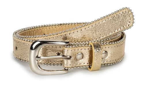 XuoAz Kids-Western-Belts for Boys-Girls Cowboy-Cowgirl Leather Belt Star Engraved Belts for Jeans Pants(Waist for 21"-25")