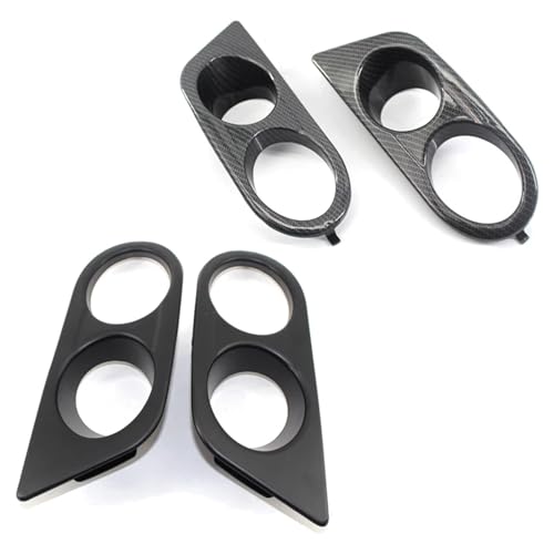 Couverture de phare antibrouillard BMW E46 M3 look carbone pour rassemblement