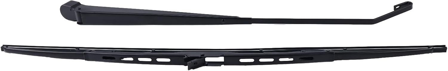 Wiper Arm 4453687 & Blade 4453686 Compatible with Hitachi ZX110 ZX110-E ZX110M ZX120 ZX120-E ZX180W ZX200-3G ZX200-E John Deere 200CLC 370C 600C 180 800C 450CLC 230CLC 210 270CLC