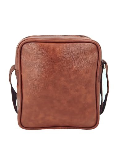 Image of Stylish PU-Leather Sling Cross Body Travel Office Messenger One Side Shoulder Bag for Men, Women & Boy