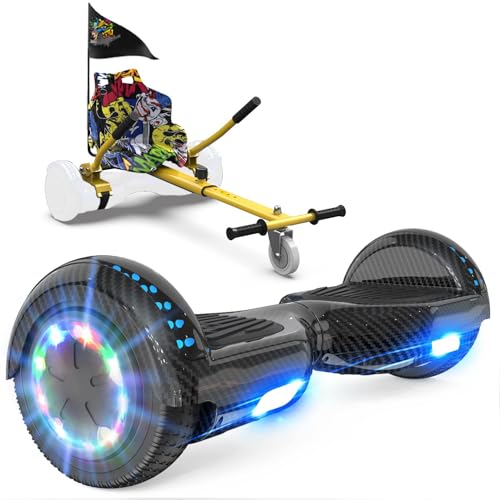 GeekMe Hoverboard mit Sitz: Adrenalin pur und Musikgenuss beim Fahren - Perfektes Geschenk für Jugendliche und Erwachsene!
